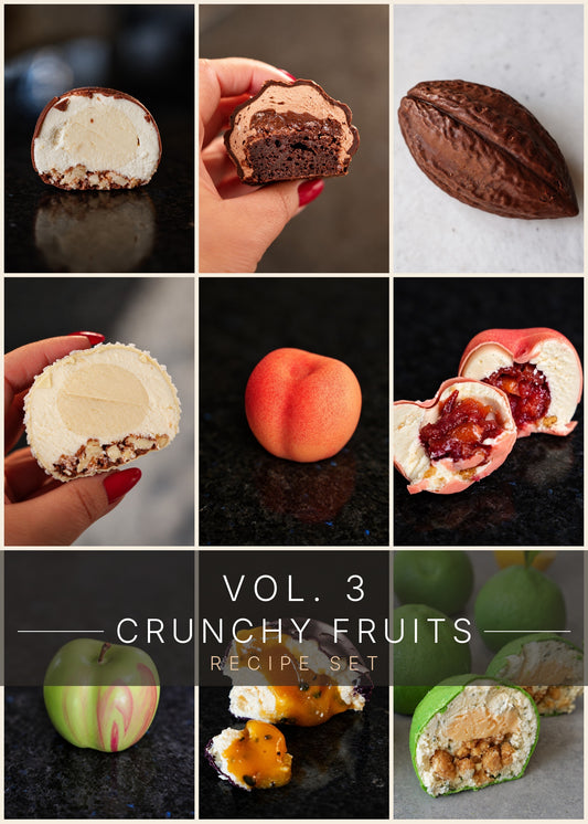 Crunchy Fruits Vol. 3 | 9 Individual Entremets | Digital Recipe Collection